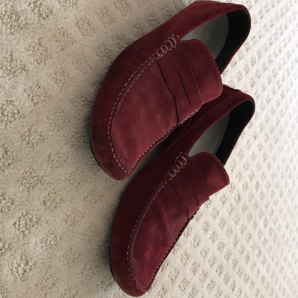 Adam Derrick suede loafers